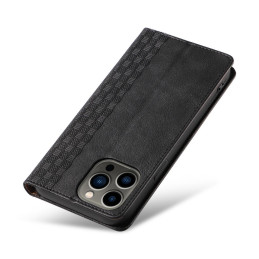 Magnetinio dirželio dėklas, skirtas Samsung Galaxy S23 Ultra atverčiamas dangtelis piniginės mini dirželio stovas juodas