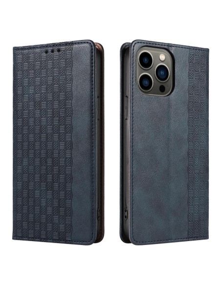 Magnetinio dirželio dėklas, skirtas Samsung Galaxy S23 Ultra atverčiamas dangtelis piniginės mini dirželio stovas mėlyna...