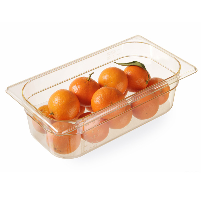 Grilamid GN konteineris aukštai temperatūrai GN 1/2 H 100 mm - Hendi 869376