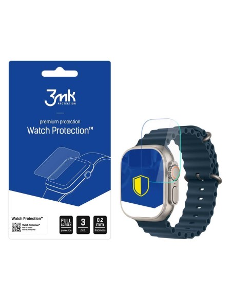 3mk Watch Protection™ v. FlexibleGlass Lite hibridinis stiklas, skirtas Apple Watch Ultra/ Ultra 2 3mk Watch Protection™ v. FlexibleGlass Lite hibridinis stiklas, skirtas Apple Watch Ultra/ Ultra 2