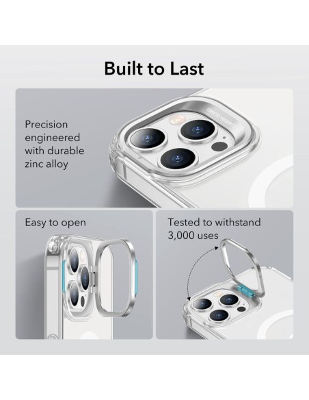 ESR Classic Kickstand Halolock MagSafe dėklas iPhone 14 Pro - skaidrus ESR Classic Kickstand Halolock MagSafe dėklas iPhone 14 Pro - skaidrus