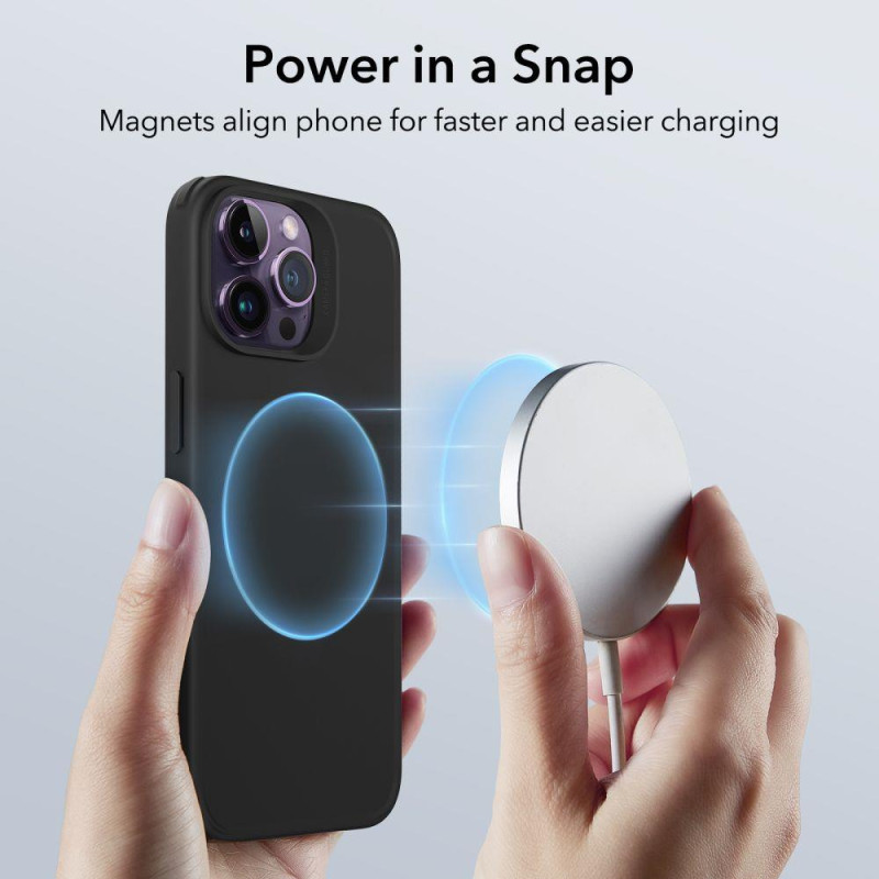 ESR Classic Hybrid Halolock MagSafe dėklas iPhone 14 Pro Max - juodas