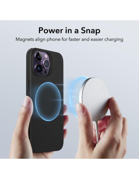 ESR Classic Hybrid Halolock MagSafe dėklas iPhone 14 Pro Max - juodas