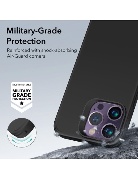 ESR Classic Hybrid Halolock MagSafe dėklas iPhone 14 Pro Max - juodas