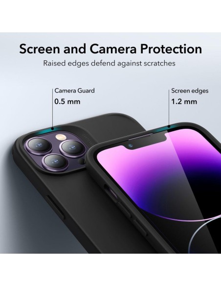 ESR Classic Hybrid Halolock MagSafe dėklas iPhone 14 Pro Max - juodas