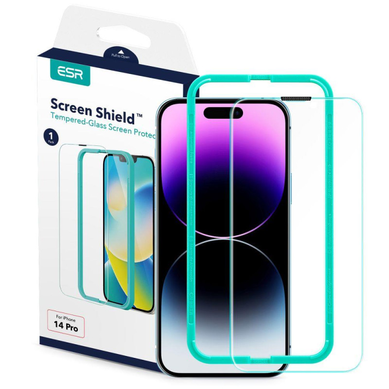 ESR Screen Shield grūdintas stiklas skirtas iPhone 14 Pro