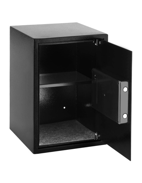 Elektroninis namų biuro seifas su plienine kombinuota spyna 35x34,5x50 cm Elektroninis namų biuro seifas su plienine kombinuota spyna 35x34,5x50 cm