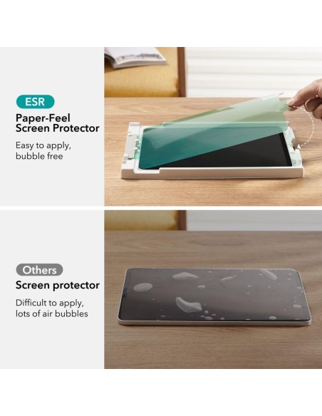 ESR Paper Feel apsauginė folija iPad Air 4 / 5 / iPad Pro 11& 39 & 39 - matinė, 2 vnt.