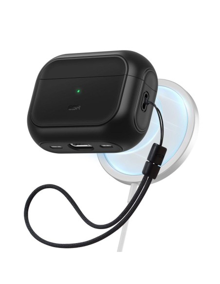ESR Orbit Halolock su MagSafe, skirta Apple AirPods Pro 1/ 2 – juoda ESR Orbit Halolock su MagSafe, skirta Apple AirPods Pro 1/ 2 – juoda
