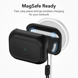 ESR Orbit Halolock su MagSafe, skirta Apple AirPods Pro 1/ 2 – juoda