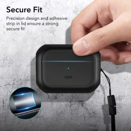 ESR Orbit Halolock su MagSafe, skirta Apple AirPods Pro 1/ 2 – juoda