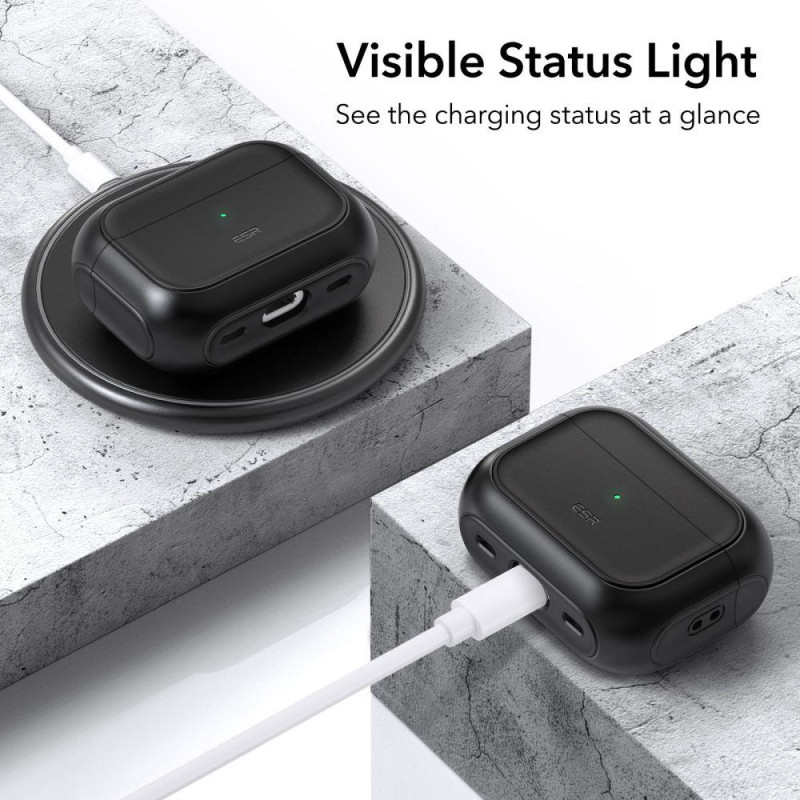 ESR Orbit Halolock su MagSafe, skirta Apple AirPods Pro 1/ 2 – juoda