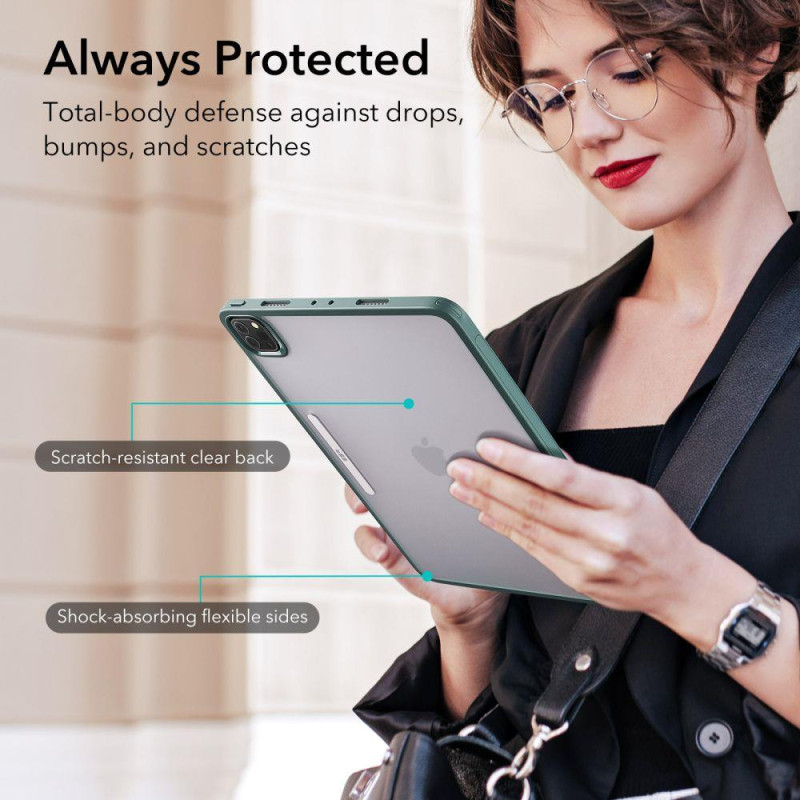 ESR Ascend Hybrid, skirtas iPad Pro 12,9 colių 2021 / 2022 m. – žalia