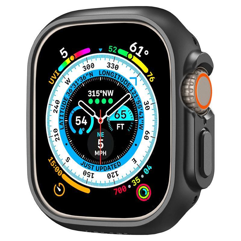 Spigen Thin Fit dėklas Apple Watch Ultra (49 mm) - juodas