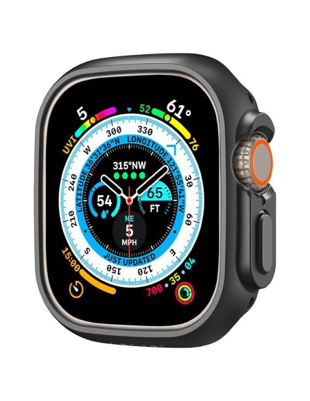 Spigen Thin Fit dėklas Apple Watch Ultra (49 mm) - juodas Spigen Thin Fit dėklas Apple Watch Ultra (49 mm) - juodas