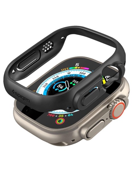 Spigen Thin Fit dėklas Apple Watch Ultra (49 mm) - juodas Spigen Thin Fit dėklas Apple Watch Ultra (49 mm) - juodas