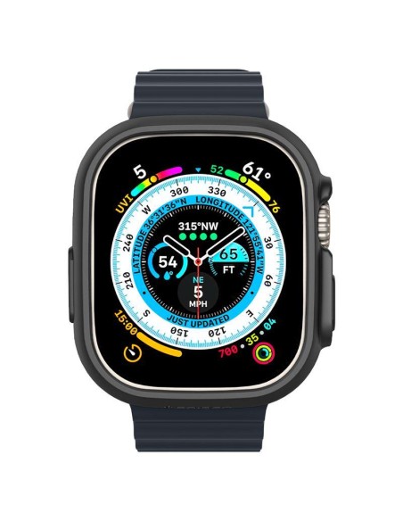 Spigen Thin Fit dėklas Apple Watch Ultra (49 mm) - juodas Spigen Thin Fit dėklas Apple Watch Ultra (49 mm) - juodas