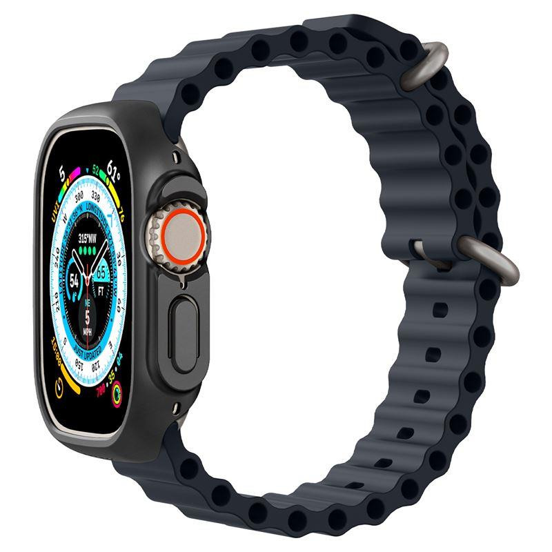 Spigen Thin Fit dėklas Apple Watch Ultra (49 mm) - juodas
