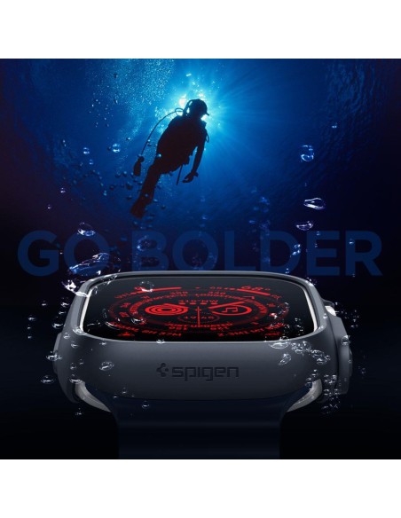 Spigen Thin Fit dėklas Apple Watch Ultra (49 mm) - juodas Spigen Thin Fit dėklas Apple Watch Ultra (49 mm) - juodas