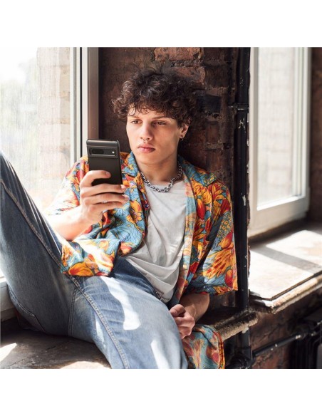 Spigen Rugged Armor dėklas, skirtas Google Pixel 7 – matinė juoda