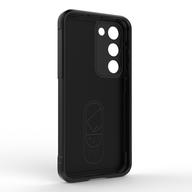 Magic Shield Case dėklas Samsung Galaxy S23+, lankstus, šarvuotas dangtelis, juodas