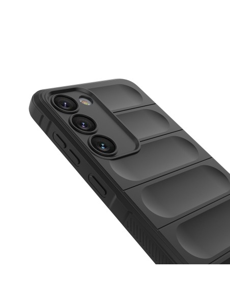 Magic Shield Case Samsung Galaxy S23+, lankstus, šarvuotas dangtelis, raudonas