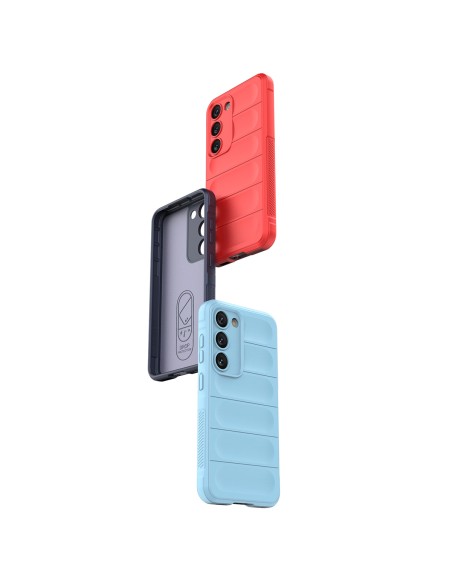 Magic Shield Case Samsung Galaxy S23+, lankstus, šarvuotas dangtelis, raudonas