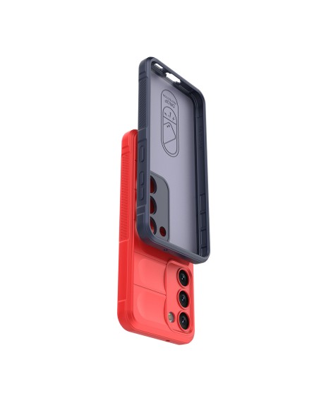 Magic Shield Case Samsung Galaxy S23+, lankstus, šarvuotas dangtelis, raudonas