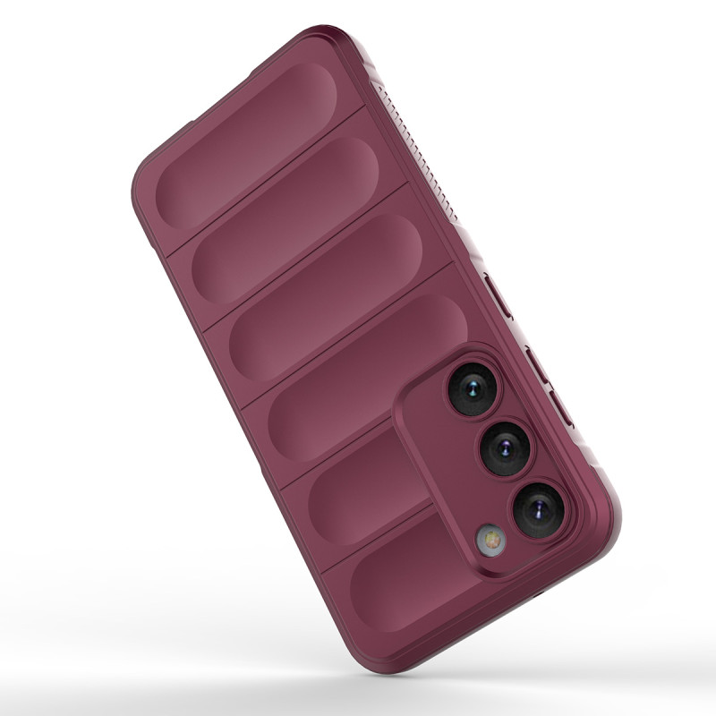 Magic Shield Case Samsung Galaxy S23+, lankstus šarvuotas dangtelis, bordo