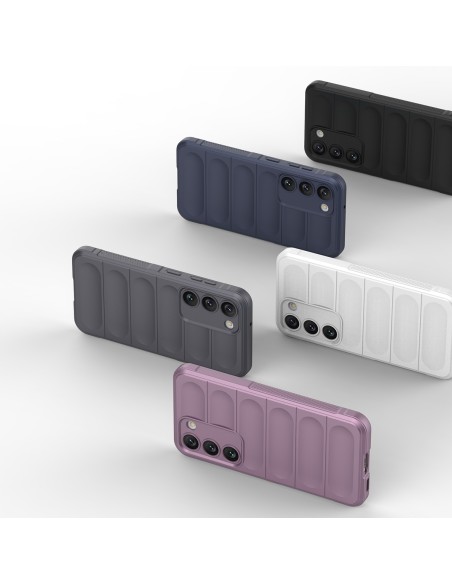 Magic Shield Case dėklas, skirtas Samsung Galaxy S23+, lankstus, šarvuotas dangtelis, mėlynas