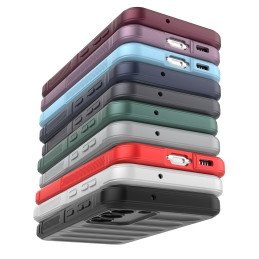 Magic Shield Case dėklas, skirtas Samsung Galaxy S23+, lankstus, šarvuotas dangtelis, mėlynas