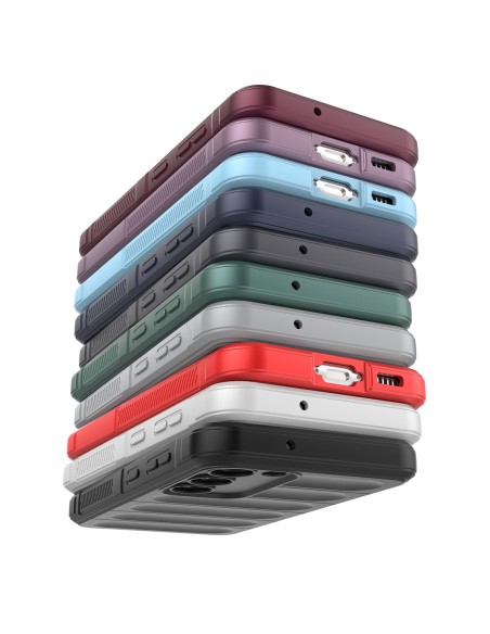 Magic Shield Case dėklas, skirtas Samsung Galaxy S23+, lankstus, šarvuotas dangtelis, mėlynas