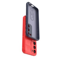 Magic Shield Case dėklas, skirtas Samsung Galaxy S23+, lankstus, šarvuotas dangtelis, mėlynas
