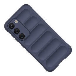 Magic Shield Case dėklas, skirtas Samsung Galaxy S23+, lankstus, šarvuotas dangtelis, mėlynas