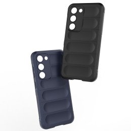 Magic Shield Case dėklas, skirtas Samsung Galaxy S23+, lankstus, šarvuotas dangtelis, mėlynas