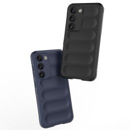 Magic Shield Case dėklas, skirtas Samsung Galaxy S23+, lankstus, šarvuotas dangtelis, mėlynas