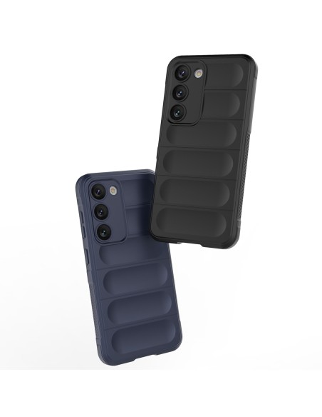 Magic Shield Case dėklas, skirtas Samsung Galaxy S23+, lankstus, šarvuotas dangtelis, mėlynas