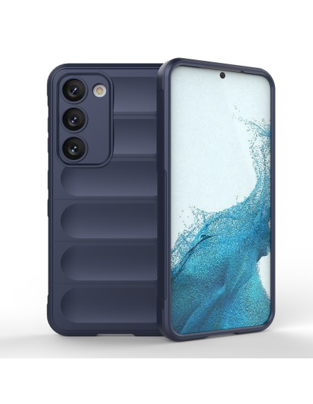 Magic Shield Case dėklas, skirtas Samsung Galaxy S23+, lankstus, šarvuotas dangtelis, mėlynas