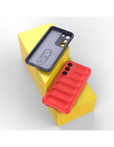 Magic Shield Case dėklas, skirtas Samsung Galaxy S23+, lankstus, šarvuotas dangtelis, mėlynas