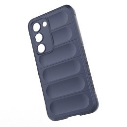 Magic Shield Case dėklas, skirtas Samsung Galaxy S23+, lankstus, šarvuotas dangtelis, mėlynas