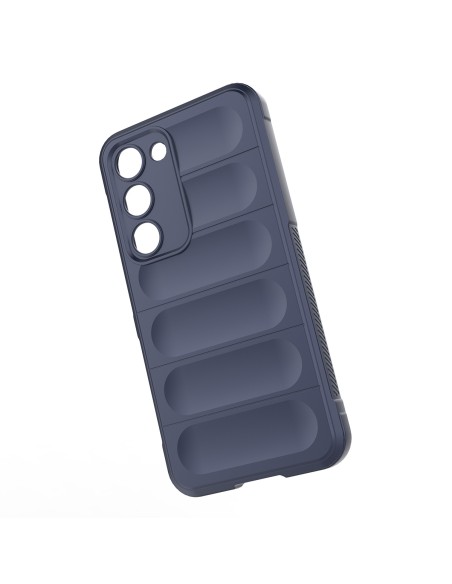 Magic Shield Case dėklas, skirtas Samsung Galaxy S23+, lankstus, šarvuotas dangtelis, mėlynas