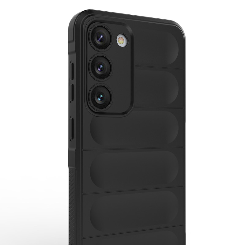 Magic Shield Case dėklas Samsung Galaxy S23+, lankstus, šarvuotas dangtelis, šviesiai mėlynas