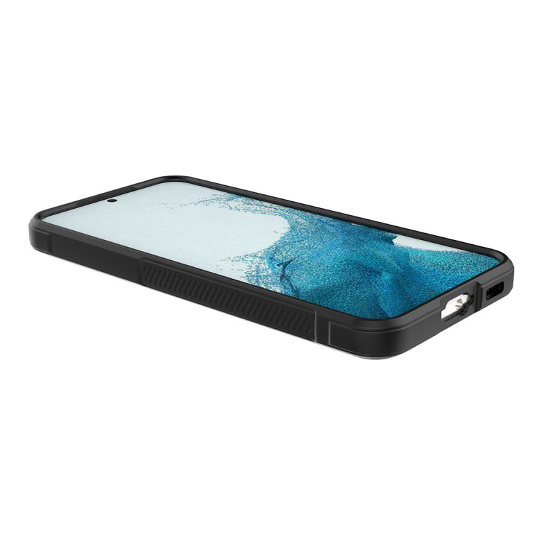 Magic Shield Case dėklas Samsung Galaxy S23+, lankstus, šarvuotas dangtelis, šviesiai mėlynas