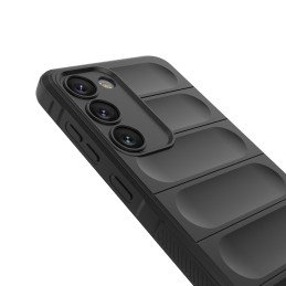 Magic Shield Case dėklas Samsung Galaxy S23+, lankstus, šarvuotas dangtelis, šviesiai mėlynas