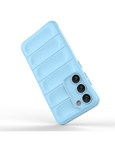 Magic Shield Case dėklas Samsung Galaxy S23+, lankstus, šarvuotas dangtelis, šviesiai mėlynas Magic Shield Case dėklas Samsung Galaxy S23+, lankstus, šarvuotas dangtelis, šviesiai mėlynas