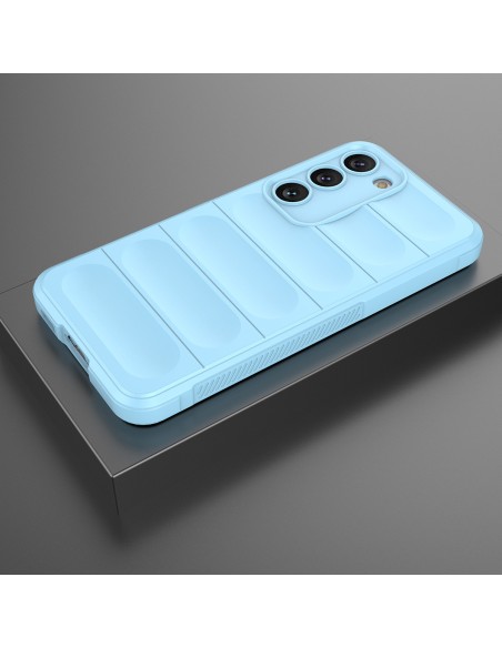 Magic Shield Case dėklas Samsung Galaxy S23+, lankstus, šarvuotas dangtelis, šviesiai mėlynas Magic Shield Case dėklas Samsung Galaxy S23+, lankstus, šarvuotas dangtelis, šviesiai mėlynas