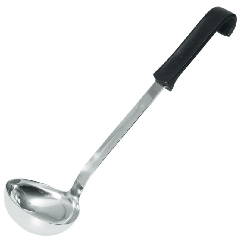 Nerūdijančio plieno sriubos kaušas, dangtelis. 110 ml - Hendi 529010 Nerūdijančio plieno sriubos kaušas, dangtelis. 110 ml - Hendi 529010