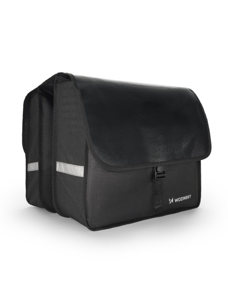 Dvigubas dėklas dviračių laikikliui 28 l juodas