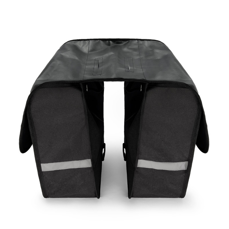 Dvigubas dėklas dviračių laikikliui 28 l juodas