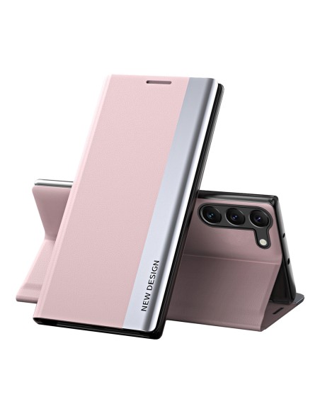 Sleep Case Pro dėklas, skirtas Samsung Galaxy S23+ su atverčiamu stovu, rožinis Sleep Case Pro dėklas, skirtas Samsung Galaxy S23+ su atverčiamu stovu, rožinis